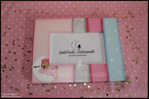 Moldura e placa de porta Sweet Bear Dreams2.JPG