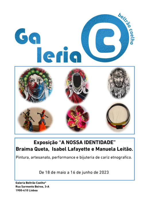 Cartaz da exposição de BRAIMA QUETA,, ISABEL LAF