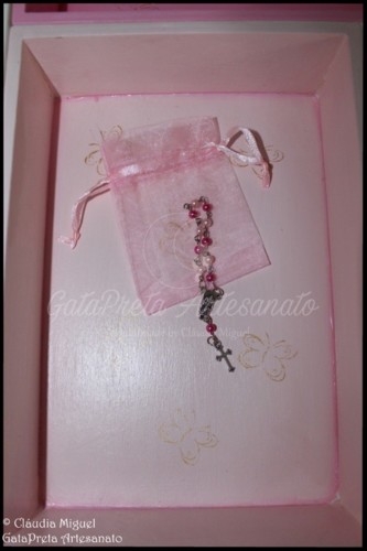 Caixa grande batizado e lembranças Bailarinda adm