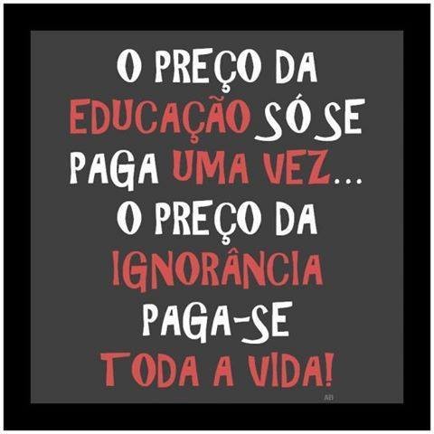 Resultado de imagem para educação frases