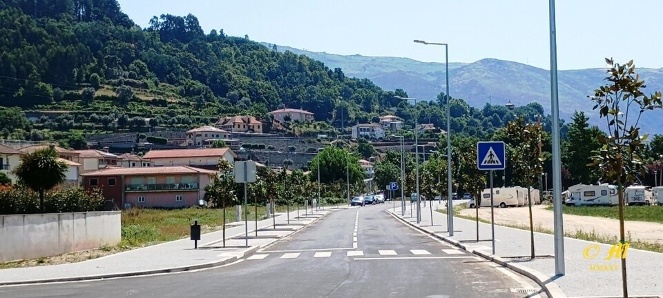 Vila de Cerva - Avenida Major Machado Costa - Novo Troço - Sentido Nascente.