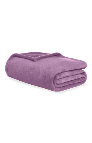 kimball-missing-extra large fleece throw purple, g
