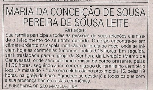 Prof.ª Maria da Conceição de Sousa Pereira de Sousa Leita