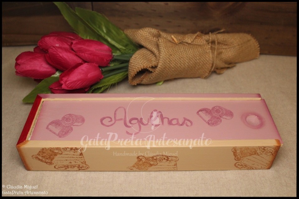 Caixa de costura XXL e caixa agulhas Sewing Quilts