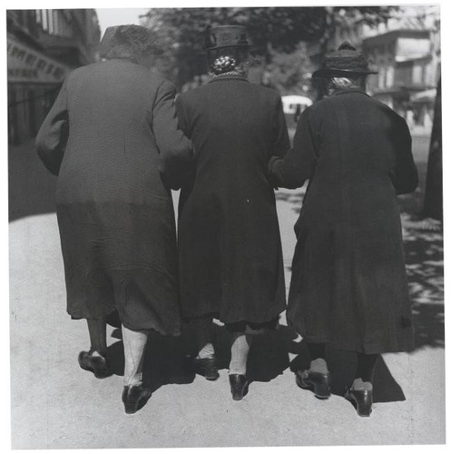 Three Women, Sunday Stroll Near Denfert Rochereau 