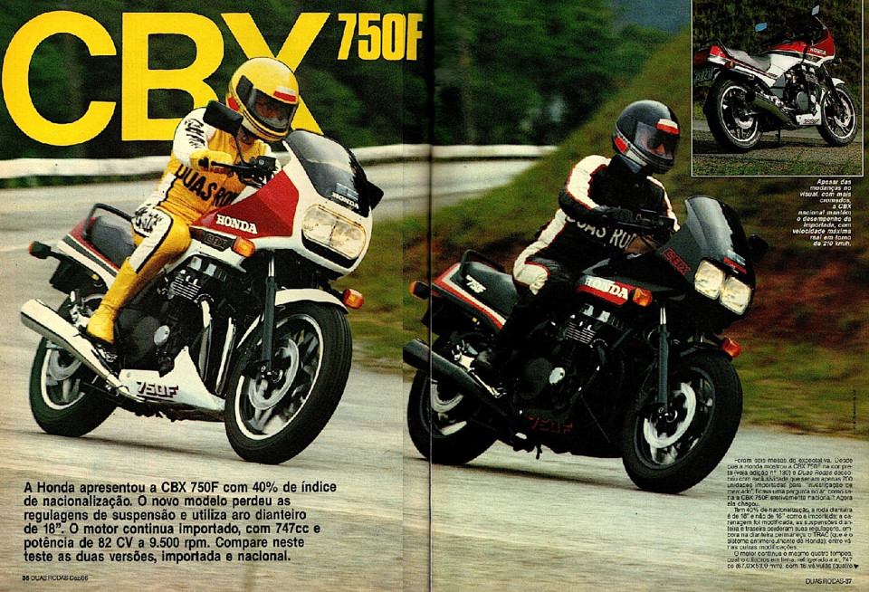 HONDA CBX750F (1986)