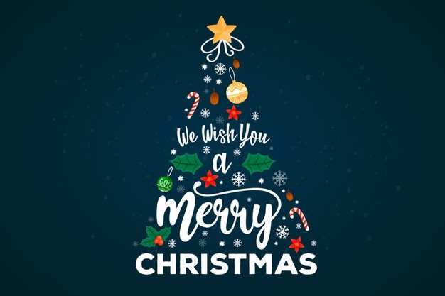 merry-christmas-tree-with-lettering-decoration_23-