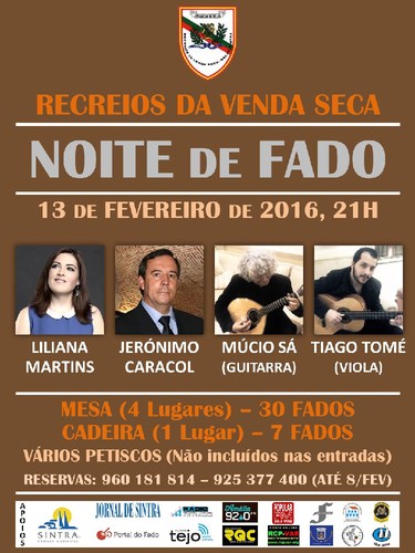Noite de Fado - Recreios da Venda Seca (2016-02-13