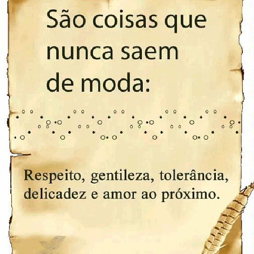 Coisas que nunca saem de moda