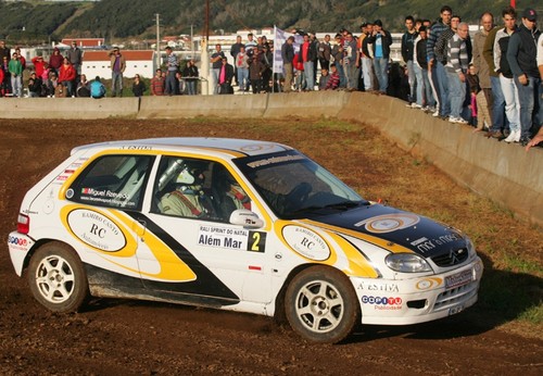 A dupla em acção na última prova de 2011...