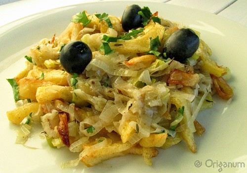 Alho francês à brás  .JPG