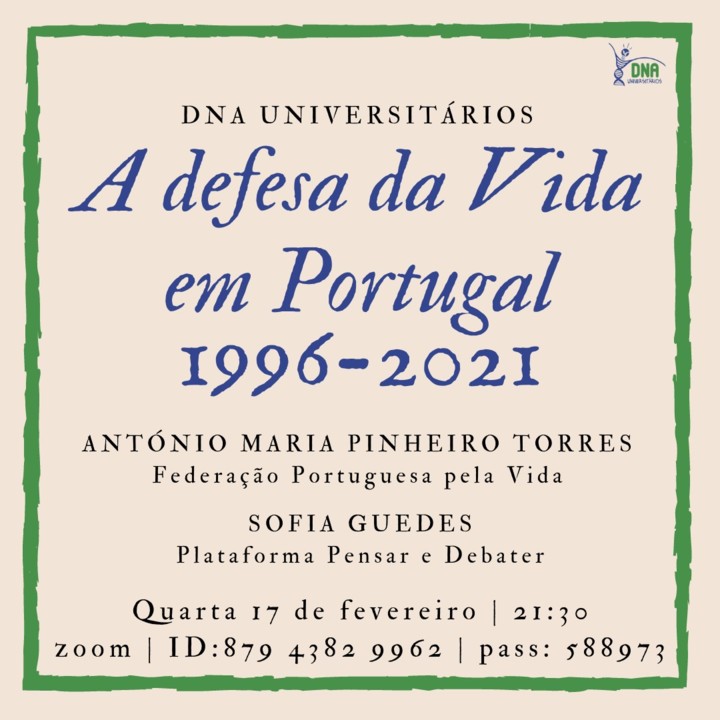 Zoom A defesa da Vida em Portugal 1996-2021 17-Fev