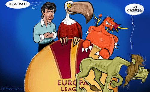 Liga Europa sem tons de verde