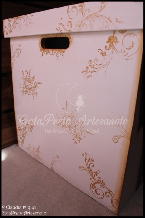 Caixa arrumação recordações casamento Golden M