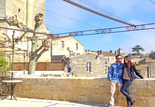 Esplanada em Saint Emillion