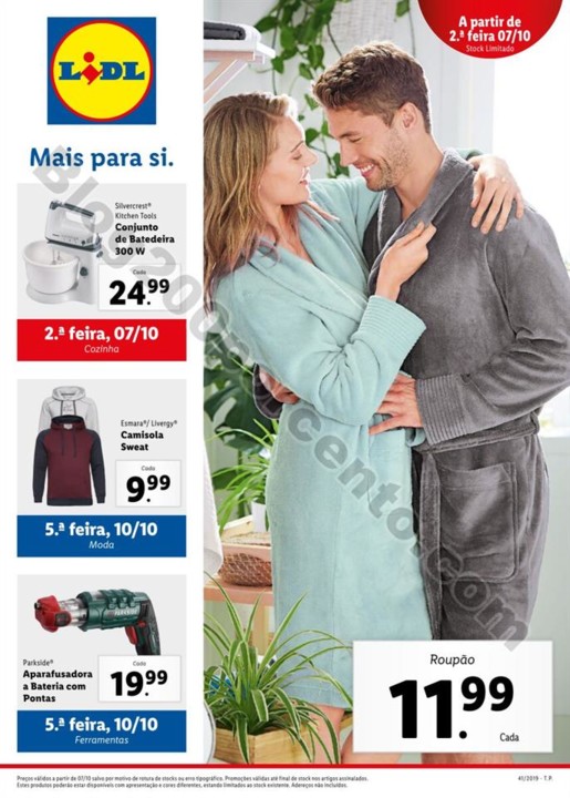Antevisão Folheto LIDL Bazar Promoções 7 e 13 o