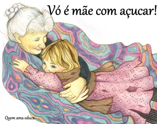 avó é mãe com açucar