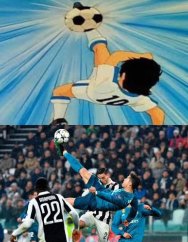 Chineses-comparam-Cristiano-Ronaldo-com-Tsubasa.jp