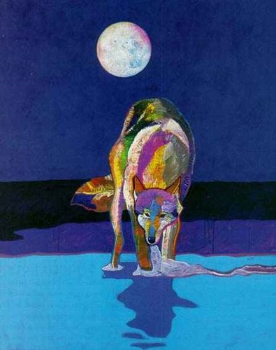 John_Nieto_wolf_drinking_water_by_moonlight.jpg
