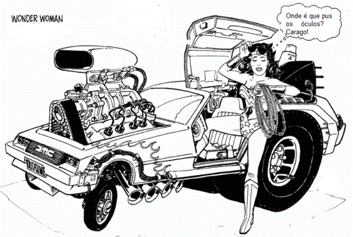WonderWoman carro.gif