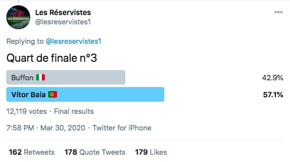 (30) Les Réservistes on Twitter_ _Quart de final