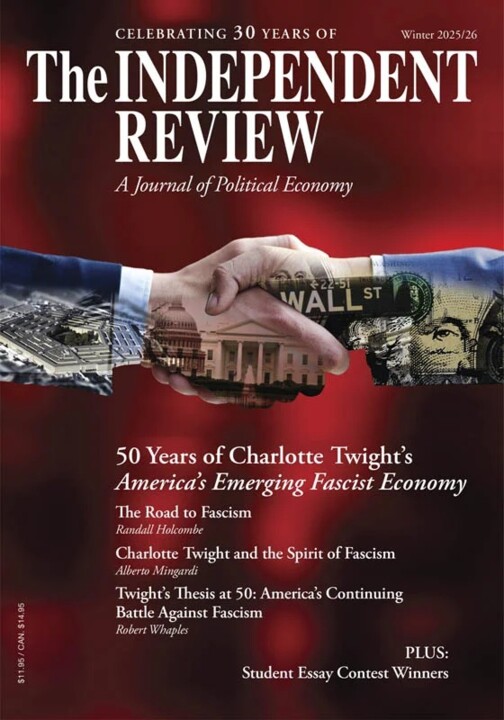 4 A capa da The Independent Review - Winter 2025.