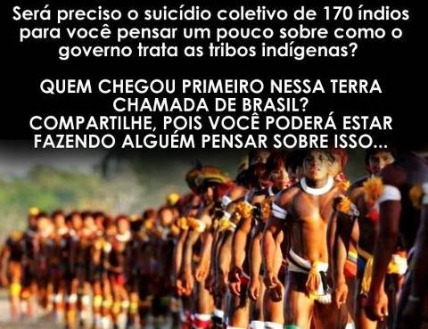 KAIOWÁS/ INDIOS/SUICIDO