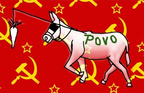 Resultado de imagem para BAndeiras do comunismo caricatura