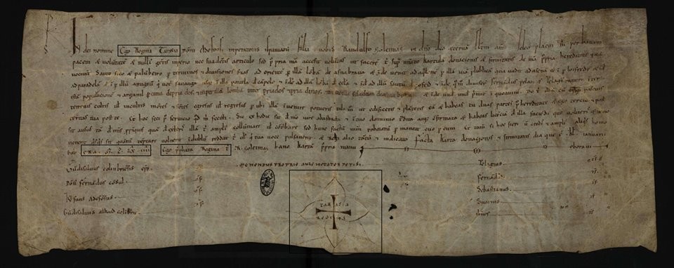 10 - Carta de doação de Souto Seco e Pombeiro, d 10 - Carta de doação de Souto Seco e Pombeiro, d