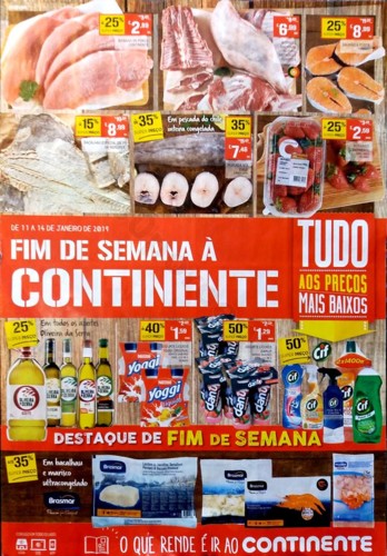 antevisao folheto continente fim de semana 11 a 17