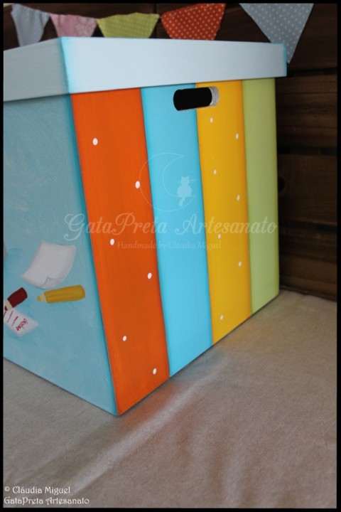 Caixa arrumação para a escola Ursinho Estudioso4