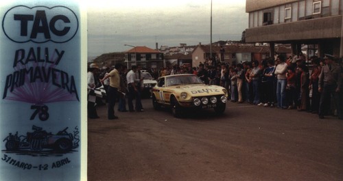 A partida do rali, em Angra...