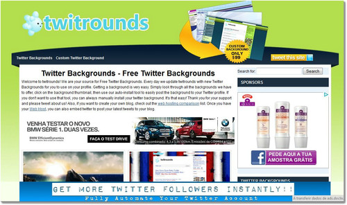 fundos para twitter wallpapers grátis download baixar imagens de fundo