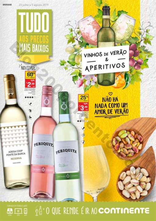 Antevisão Folheto CONTINENTE Bebidas 23 julho a 5