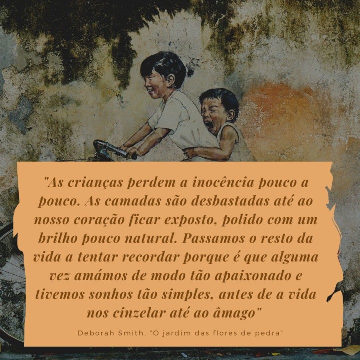 _As crianças perdem a inocência pouco a pouco. A