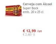 Super Preço | CONTINENTE | Cerveja Super Bock