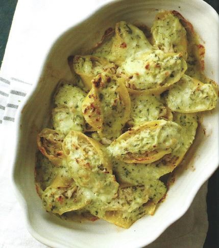 Gratinado de Búzios com Frango, Alcachofras e Lim Gratinado de Búzios com Frango, Alcachofras e Lim