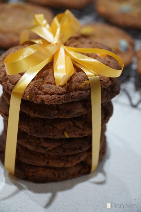 M&Ms Cookies Recipe - The 2 Planners