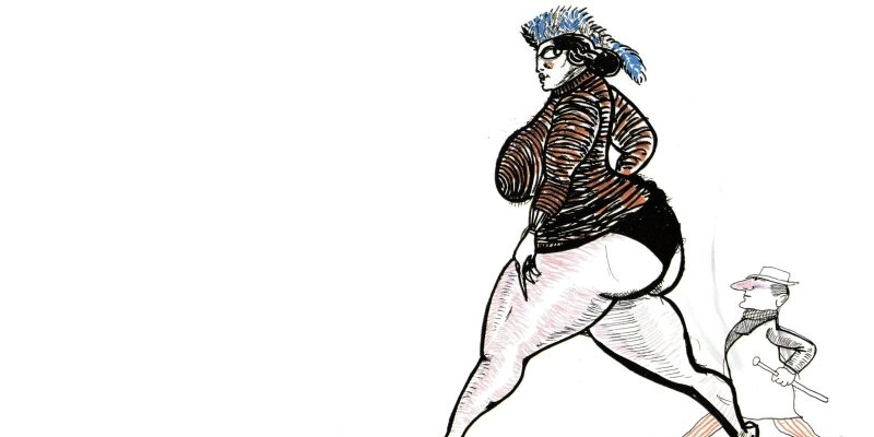 Cartazes, fotografias e desenhos de Fellini em exp