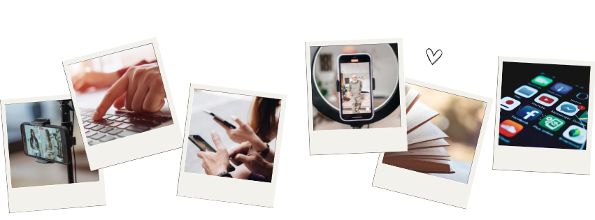 Capa para Facebook de colagem de fotos com frase d