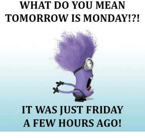 what-do-you-mean-tomorrow-is-monday-it-was-just-46 what-do-you-mean-tomorrow-is-monday-it-was-just-46