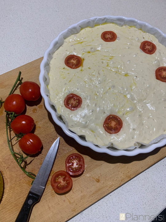 Focaccia al Pomodoro Recipe - Cherry Tomato Bread - The2Planners
