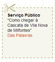 Destaque Sapo: Como chegar à cascata de Milfontes