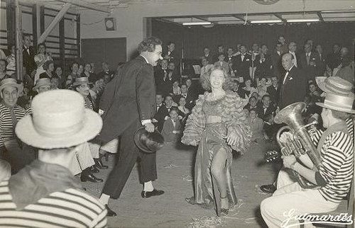 Nelson Camacho em 1954 no Carnaval no Lisboa Ginasio Clube