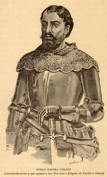 Pedro Eanes Lobato - Ilustração de Alfredo Roque