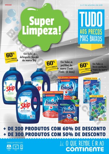 Antevisão Folheto CONTINENTE Extra Limpeza Promo