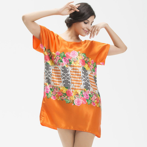 2015-New-arrival-women-pajama-flower-pattern-summe