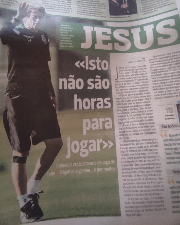 quando joga o sporting –