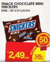 Mini Snickers 50%