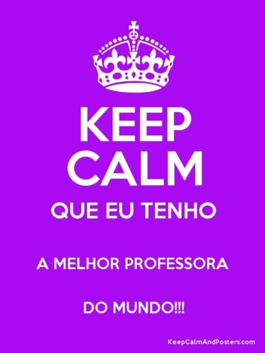 keep calm professora.jpg